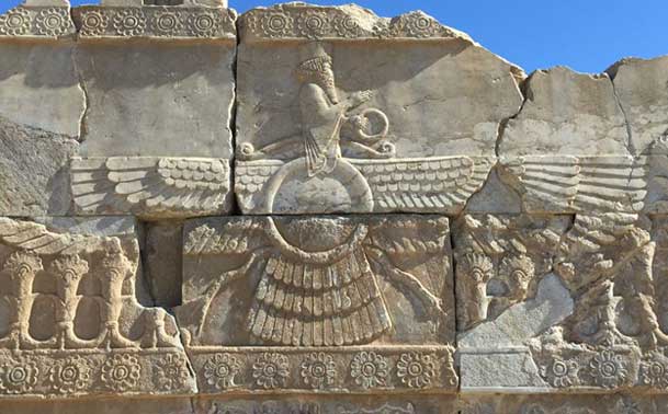 Ruinen von Persepolis, Ahura Mazda Relief